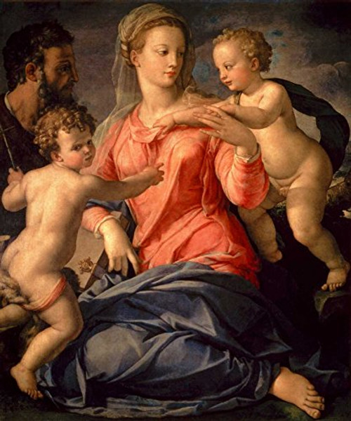 Posterazzi Collection The Holy Family Poster Print by Agnolo Bronzino 12 x 10 Posterazzi Collection The Holy Family Poster Print by Agnolo Bronzino 12 x 10