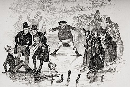 Posterazzi Mr Slides Illustration From The Charles Dickens Novel The Pickwick Papers By H K Poster Print by H K  Browne Known As Phiz 18 x 12