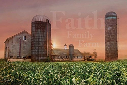 Posterazzi PDXRLV482SMALL Faith Family Farm Photo Print 24 x 15 Multi