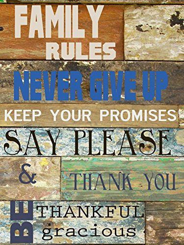 Posterazzi PDXTG3RC193ASMALL Family Rules Cools Photo Print 18 x 24 Multi