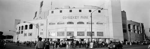 Posterazzi People outside a baseball old Comiskey Park Chicago Cook County Illinois USA Poster Print 18 x 6