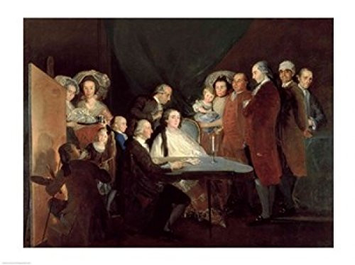 Posterazzi The Family of the Infante Don Luis Borbon Poster Print by Francisco De Goya 24 x 18
