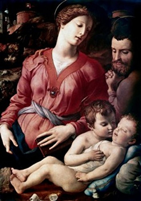 Posterazzi The Holy Family Agnolo Bronzino 15031572 Italian Poster Print 18 x 24 Posterazzi The Holy Family Agnolo Bronzino 15031572 Italian Poster Print 18 x 24