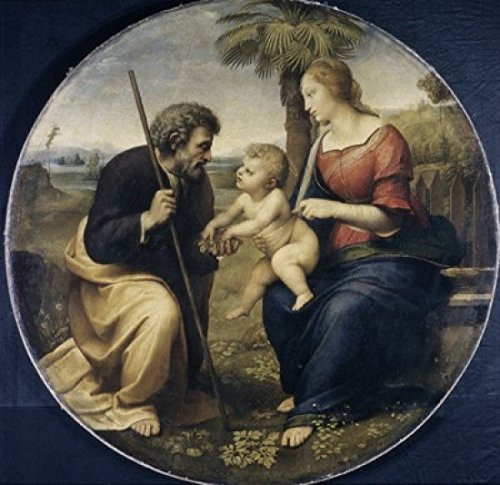 Posterazzi The Holy Family Raphael 14831520/Italian Oil on Wood Panel Poster Print 18 x 24 Posterazzi The Holy Family Raphael 14831520/Italian Oil on Wood Panel Poster Print 18 x 24