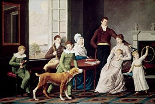 Posterazzi The Woolsey Family William Von Moll Berczy 17481813 Canadian Poster Print 18 x 24