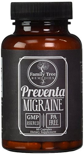 Preventa Migraine with PA Free Butterbur Root Magnesium Riboflavin and Feverfew