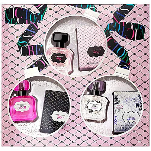 Victoria s Secret Tease Eau de Parfum 3Piece Mini Spray Set for Women Tease Tease Glam Tease Rebel Victoria s Secret Tease Eau de Parfum 3Piece Mini Spray Set for Women Tease Tease Glam Tease Rebel