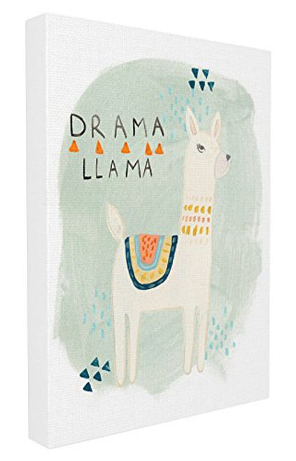 Stupell Industries Drama Llama Canvas Wall Art 16 x 20 MultiColor Stupell Industries Drama Llama Canvas Wall Art 16 x 20 MultiColor