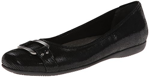 Trotters Women s Sizzle Black Patent Suede 8 5 M