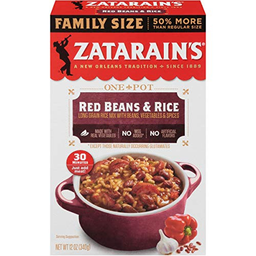 Zatarain s Family Size Red Beans  Rice 12 oz Pack of 12