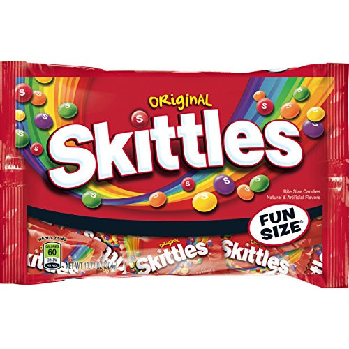 SKITTLES Original Fun Size Fruity Candy 10 72Ounce Bag