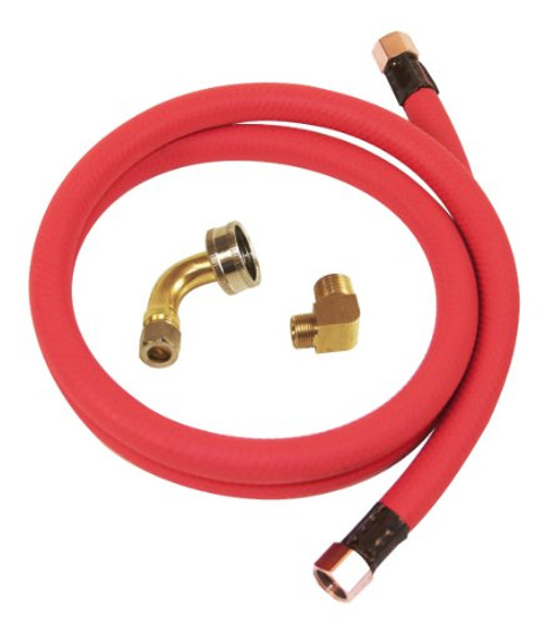 Whirlpool W10278625RP Universal IndustrialGrade 4Foot Dishwasher Water Supply Kit