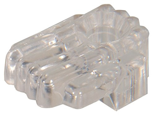 The Hillman Group 54106 Mirror Clip Channel Art Deco 1/4Inch 20Pack