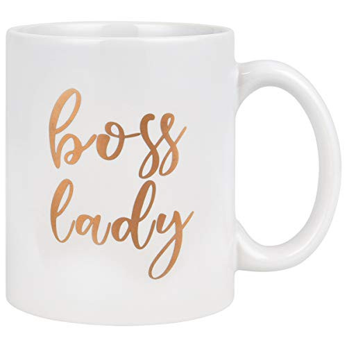Boss Lady Mug Boss Lady Cup Boss Day Mugs Boss Lady Gifts Girl Boss Gifts for Boss Female Unique Gifts for Women Nurse Friends Girl Boss Cups 11 oz Ceramic Office Mugs the Office Cup for Women