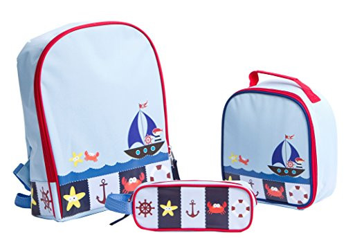 Aquarella Kids Back to School Sailor Set (3-Piece), Blue