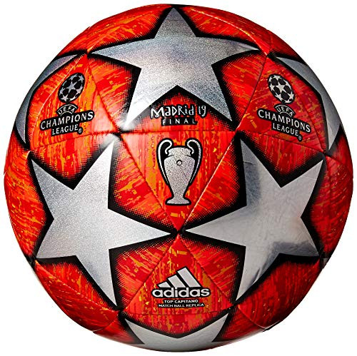 adidas Finale Top Replique Soccer Ball Multicolor/Active Red/Scarlet/Solar Red Bottom: Bright Orange/Solar Gold/Black, 5