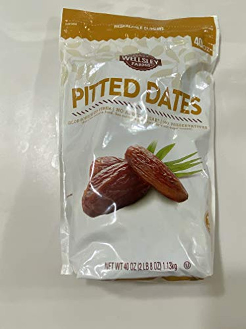 Wellsley farms pitted dates 40 oz Wellsley farms pitted dates 40 oz