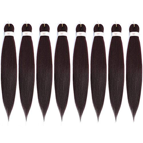 Prestretched Braiding Hair Easy Braid Professional Itch Free Synthetic Fiber Corchet Braids Yaki Texture Hair Extensions Braid Hair 8 packs 22 99J Prestretched Braiding Hair Easy Braid Professional Itch Free Synthetic Fiber Corchet Braids Yaki Texture Hair Extensions Braid Hair 8 packs 22 99J