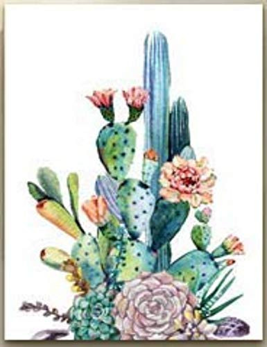 Diamond Painting Kits Full Drill Handmade Round Bead 5D Cactus flower2 DIY Mosaic Embroidery Rhinestone Cross Stitch Home Decoration Art Crafts Gift~