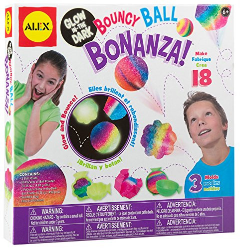 ALEX Toys Craft Glow In The Dark Bouncy Ball Bonanza