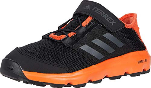 adidas outdoor Kids  Terrex CC Voyager CF Water Sports Shoe Walking Black/Grey Five/True Orange 6 Child US Big Kid