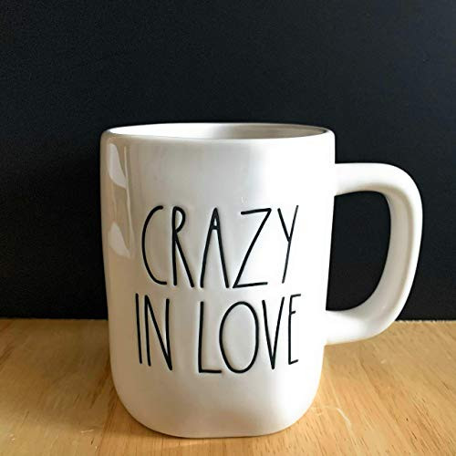 Rae Dunn CRAZY IN LOVE Mug  Ceramic  very rare Rae Dunn CRAZY IN LOVE Mug  Ceramic  very rare