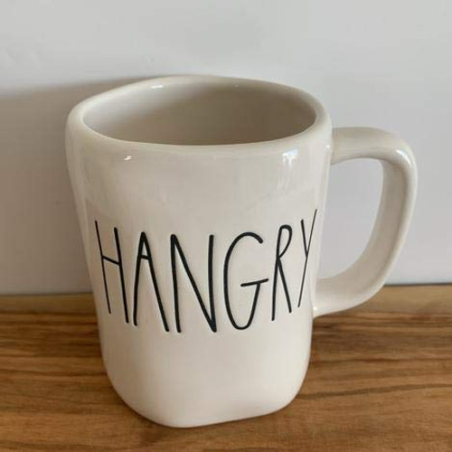 Rae Dunn HANGRY Mug  Ceramic  very rare Rae Dunn HANGRY Mug  Ceramic  very rare