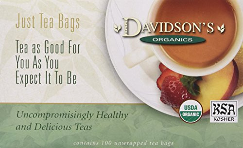 Davidson s Tea Raspberry Cream Caramel Dessert 100Count Tea Bags