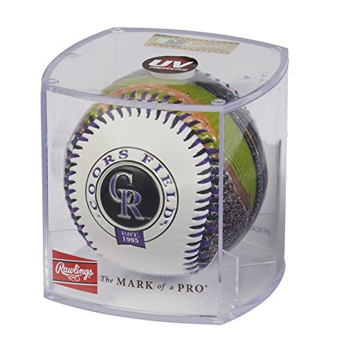 Rawlings MLB Colorado Rockies 05860025111MLB Stadium Baseball All Team Options Purple One Size