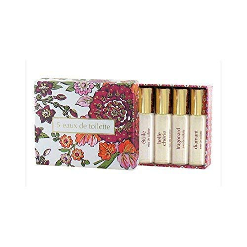 Fragonard Parfumeur 5 Eaux de Toilette  5 x 0 13 oz