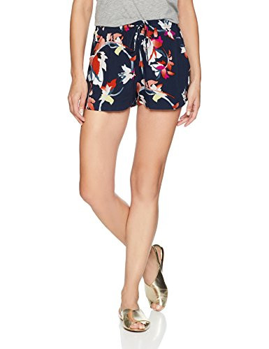 Obey Junior s Jaya Elastic Waistband Short Dark Indigo Multi M
