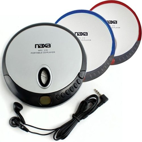 Naxa NPC-319 Slim Personal Compact Disc Player colors may vary