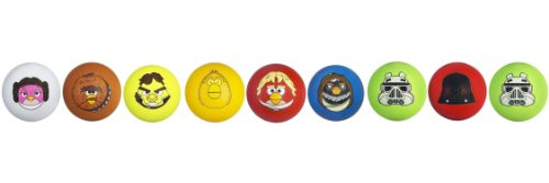 Star Wars Angry Birds Koosh Set of 9 Star Wars Character Balls