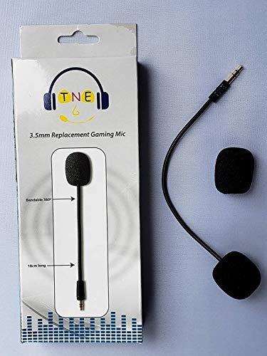 3 5mm Replacement Game Mic TNE Microphone Boom for Turtle Beach Ear Force XO One XO Three XO Four Stealth 400 420x 450 500p 520 Recon 50x 50p 50 60p 150 Camo Xbox One PS4 Mac Computer Gaming Headsets