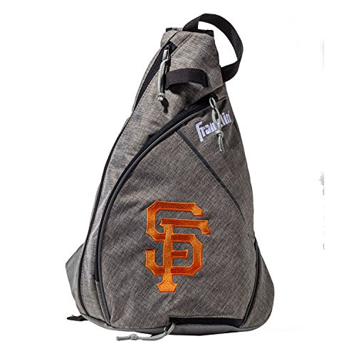 Franklin Sports MLB San Francisco Giants Slingback Baseball Crossbody Bag  Shoulder Bag w/Embroidered Logos  MLB Official Licensed Product