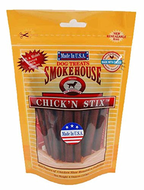 Smokehouse Pet Products Smokehouse Chicken Stix 4oz Resealable Bag Smokehouse Pet Products Smokehouse Chicken Stix 4oz Resealable Bag