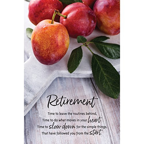 Dexsa Retirement Organic Brights 6  x 9  Wood Plaque with Easel