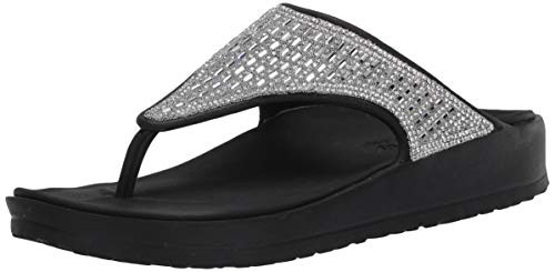 Skechers Women s Cali Gear FlipFlop Black 5 M US