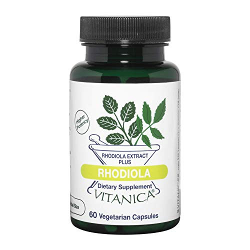 Vitanica Rhodiola Rhodiola Extract Plus 60 Vegetarian Capsules