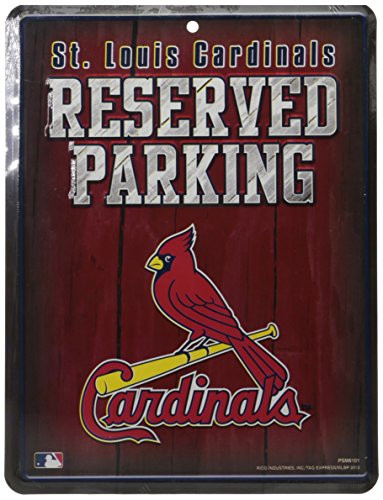 MLB St  Louis Cardinals Parking Sign