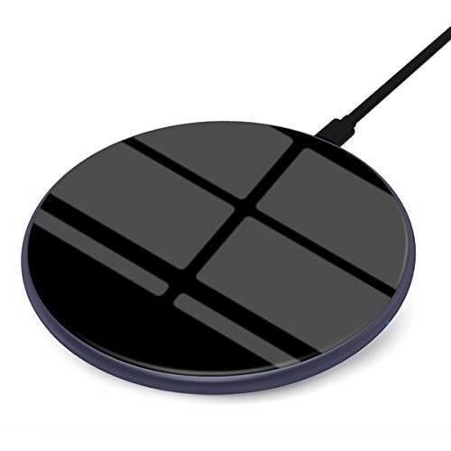BenarLee Wireless Charger 10W Qi Certified Fast Charge Pad for Cellphone, iPhone X/8/8 Plus, Samsung Galaxy S9/S9+/Note 8/Note 5/S8/S8+/S7/S7 edge/S6 Edge+ and More, All Qi Enabled Phones (Space Gray) BenarLee Wireless Charger 10W Qi Certified Fast Charge Pad for Cellphone, iPhone X/8/8 Plus, Samsung Galaxy S9/S9+/Note 8/Note 5/S8/S8+/S7/S7 edge/S6 Edge+ and More, All Qi Enabled Phones (Space Gray)