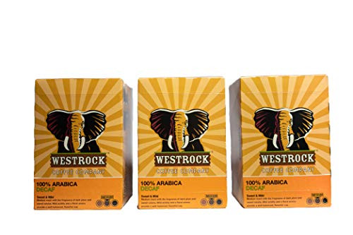 Westrock Coffee 100 Arabica Decaf Coffee Single Serve Cups 12 Count Pack of 3