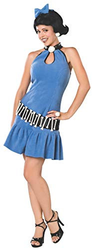 Rubie s Women s The Flintstone s Fuller Cut Betty Rubble Costume Blue Medium
