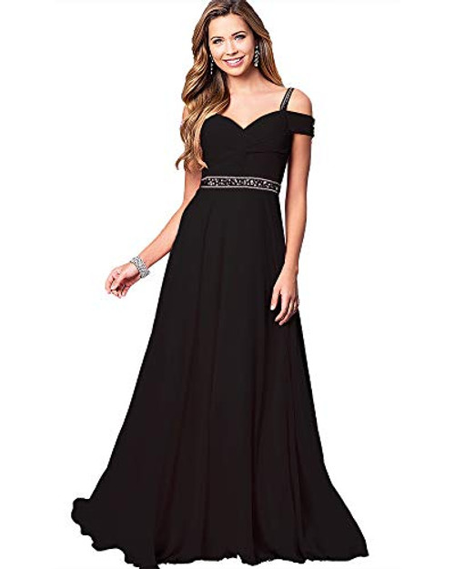 Roiii Womens Floral Lace Embroidered Bridesmaid Wedding Cocktail Maxi Party Prom Dress Chiffon Short Sleeve Plus Size Dress XXLarge Black