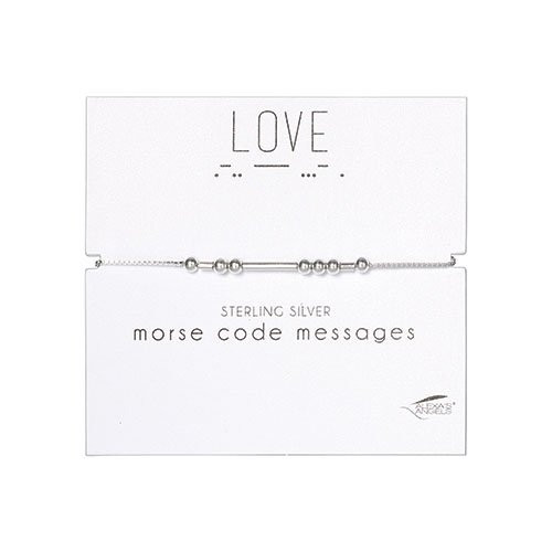 Roman  007  W 7  SS Morse Code BRACLove ADJSlide/CARDED