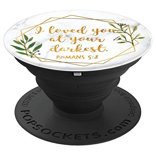 Romans 58 Bible Verse Christian Inspiring Quote PopSockets Grip and Stand for Phones and Tablets Romans 58 Bible Verse Christian Inspiring Quote PopSockets Grip and Stand for Phones and Tablets