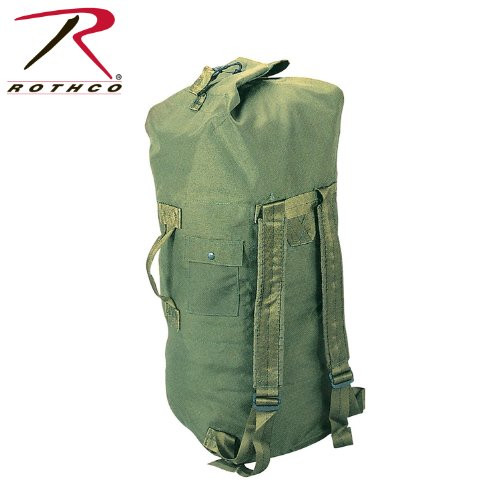 Rothco G I  Type Enhanced Double Strap Duffle Bag Olive Drab