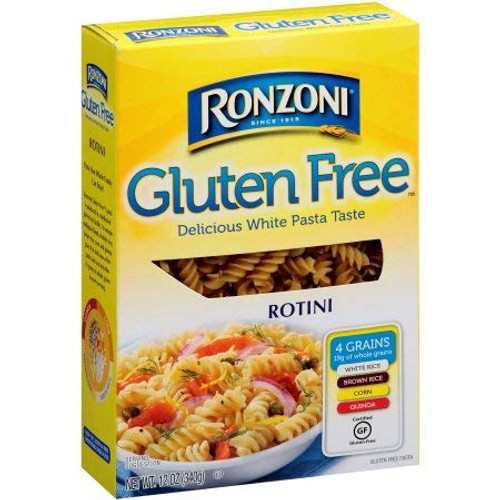 Ronzoni Gluten Free Pasta 12oz Box Pack of 6 Choose Shape Below Rotini Ronzoni Gluten Free Pasta 12oz Box Pack of 6 Choose Shape Below Rotini