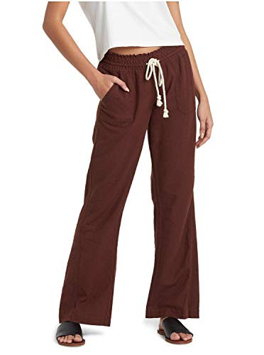 Roxy Junior s Oceanside Pant Deep Mahogany M