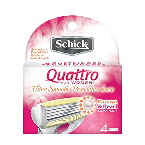 Schick Quattro for Women Razor Refill Ultra Smooth 4 Count